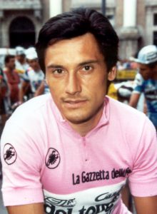 Beppe Saronni, vincitore dell'ultima edizione del Giro ciclistico di Sicilia nel 1977