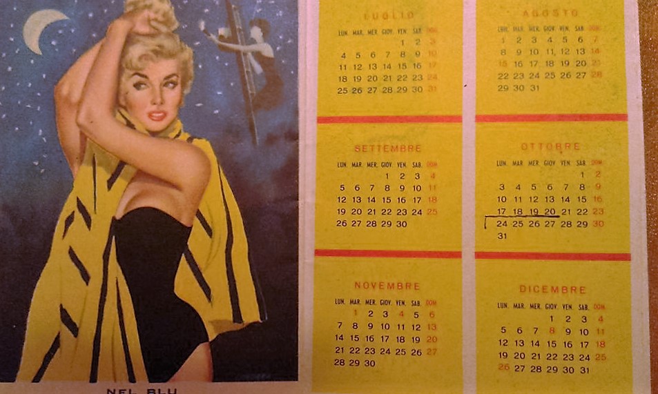 C’erano una volta i calendarietti profumati …