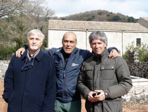 Un bel ricordo con Carlo Paris, inviato Rai e Giovanni Tomarchio al Parco dell'Etna 