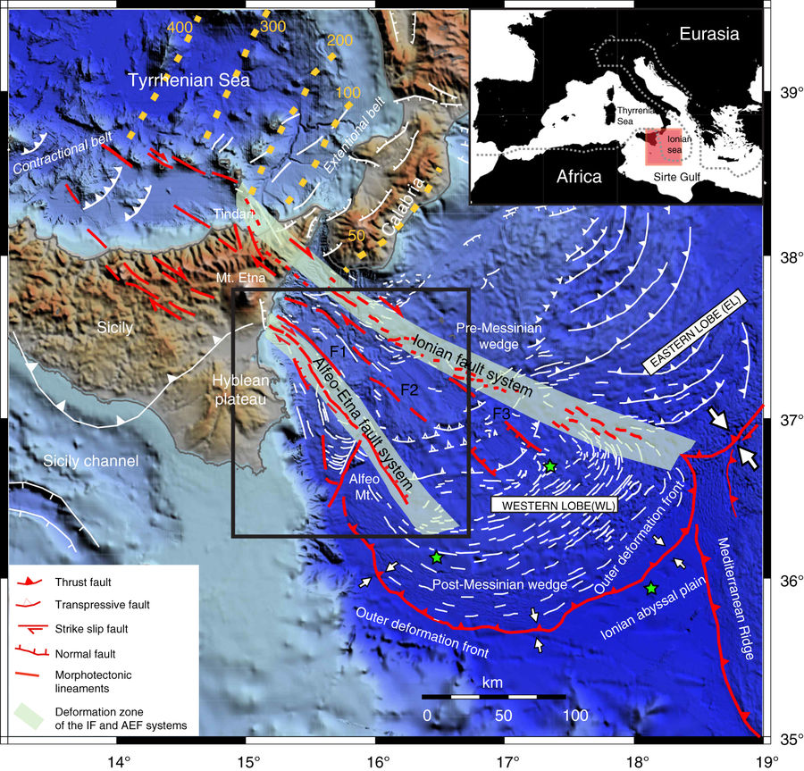 Un sistema di fratture profonde sta allontanando la Sicilia dal resto dell’Italia
