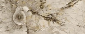 Carta topografica dell’Etna, foglio “Cratere”, litografia tratta da SARTORIUS VON WALTERSHAUSEN 1848-61 (Catania, Biblioteca INGV).