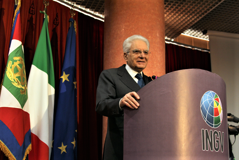 Mattarella all’INGV, prima visita  di un Presidente della Repubblica. Un riconoscimento storico
