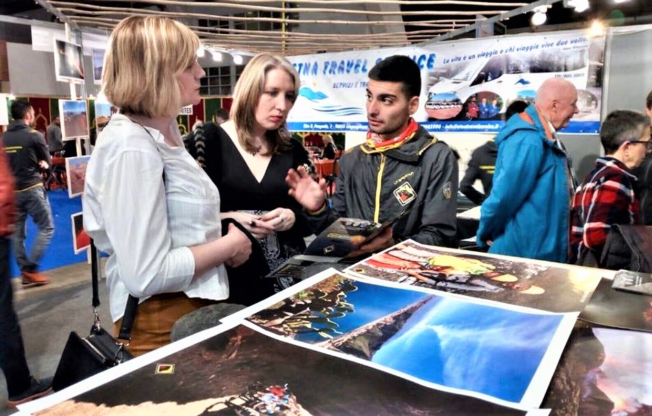 Etna regina anche alla fiera di Bruxelles. Quanto entusiasmo per la Muntagna !