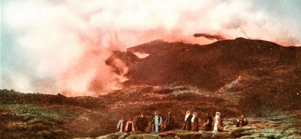 L’eruzione etnea del 1910 raccontata dalle cartoline postali