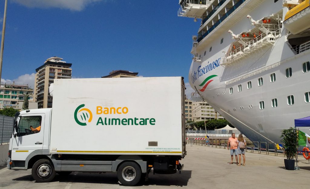 Costa Crociere e Banco Alimentare insieme contro lo spreco alimentare. A Palermo i pasti in eccedenza ai Frati Cappuccini. Quando si vuole si può