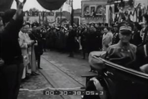 Vittorio Emanuele III inaugura l’Autostrada dell’Etna (Archivio Storico Luce - B0560)