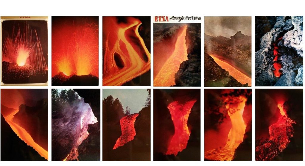 Etna, 82 cartoline postali per un’eruzione: quella del 1971. Quando non c’era Internet