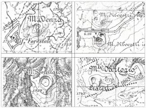 Alcuni degli oronimi sulle cartine I.G.M. dell’Etna
