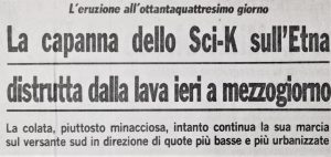 Dal quotidiano La Sicilia del 31 maggio 1985