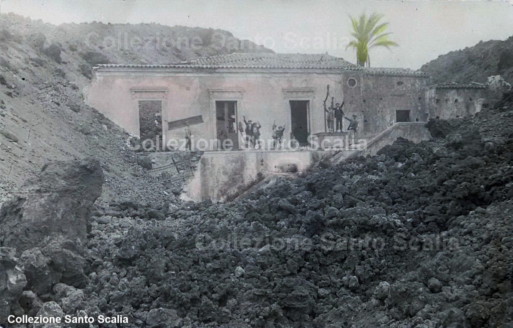 Etna 1928, la casa nella lava di Escher: una nuova immagine inedita