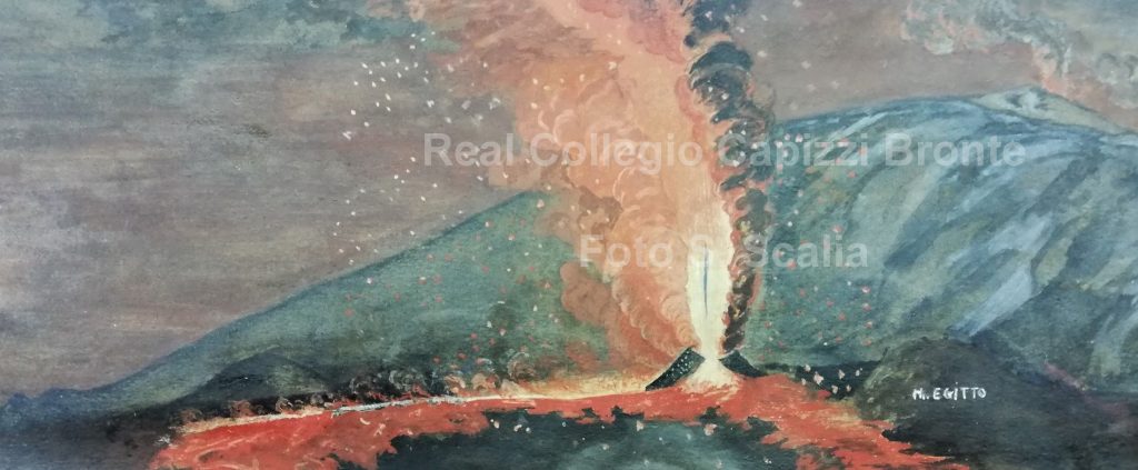 Etna, 1 novembre 1832: in un affascinante quadro l’eruzione che sfiorò Bronte
